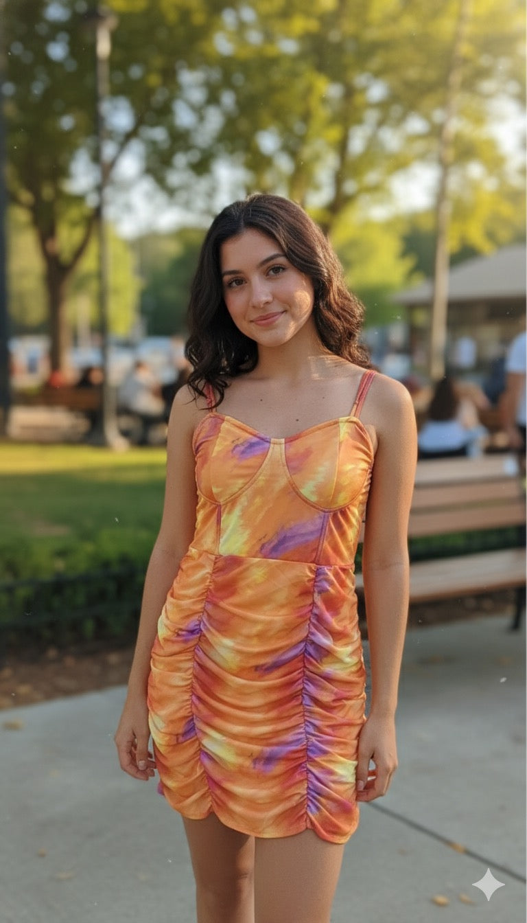 Vestido de dama Shein talla XXL