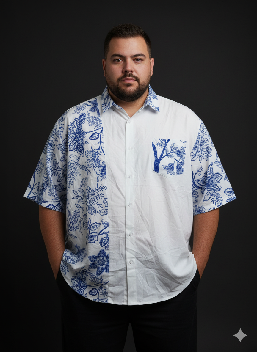 Camisa para caballero Shein talla 4xl