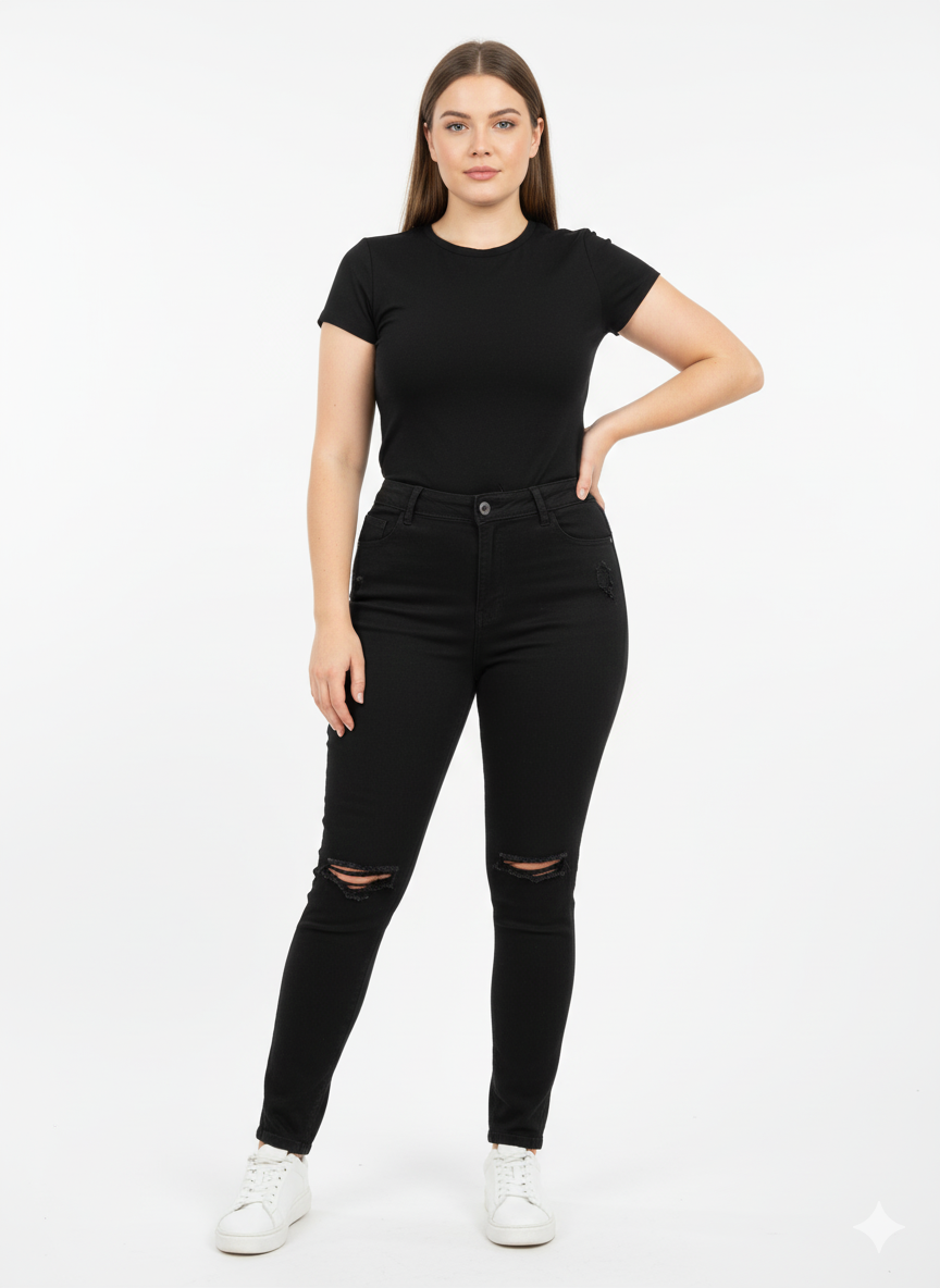 Jeans skinny para dama talla XXL