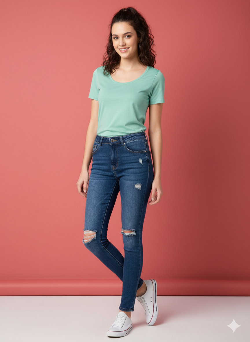 Jeans skinny para dama SheIn talla xs