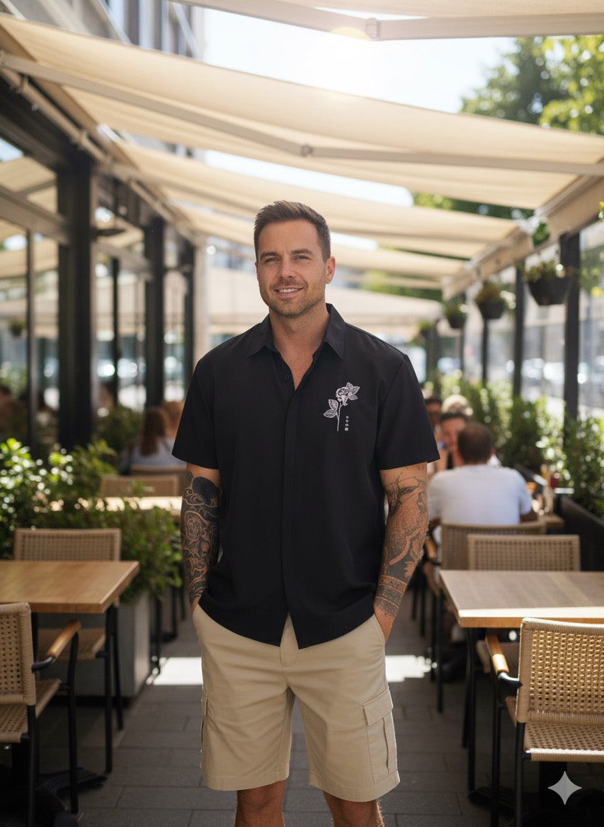 Camisa de caballero Shein talla S, L y XXL