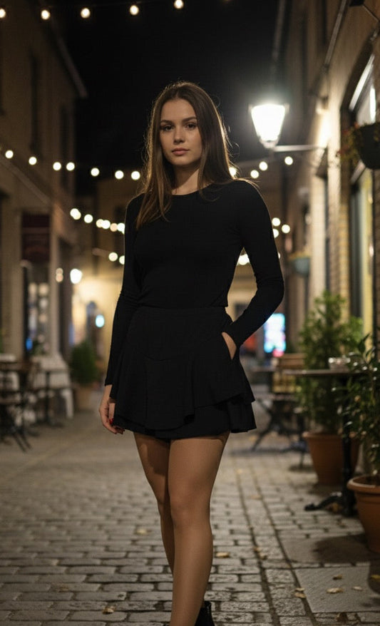 Falda short de dama Shein talla L