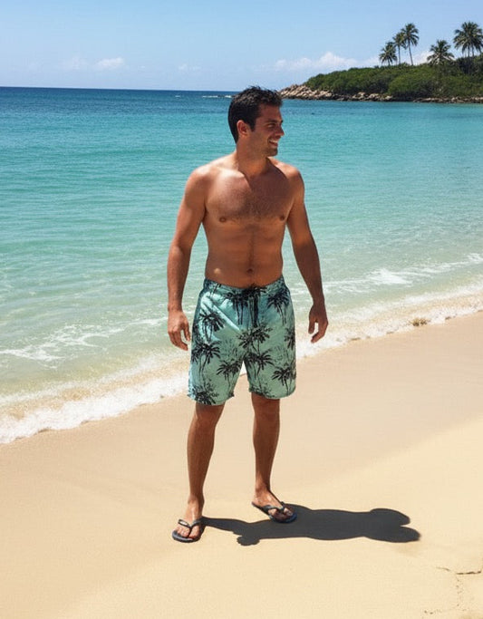 Short playero caballero Shein talla L