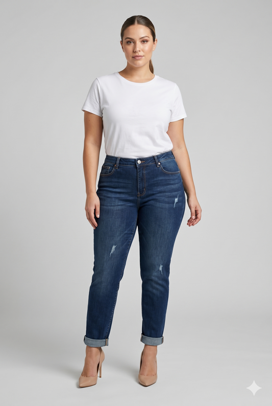 Online Al Detal 7 Jeans/Denim Dama XL