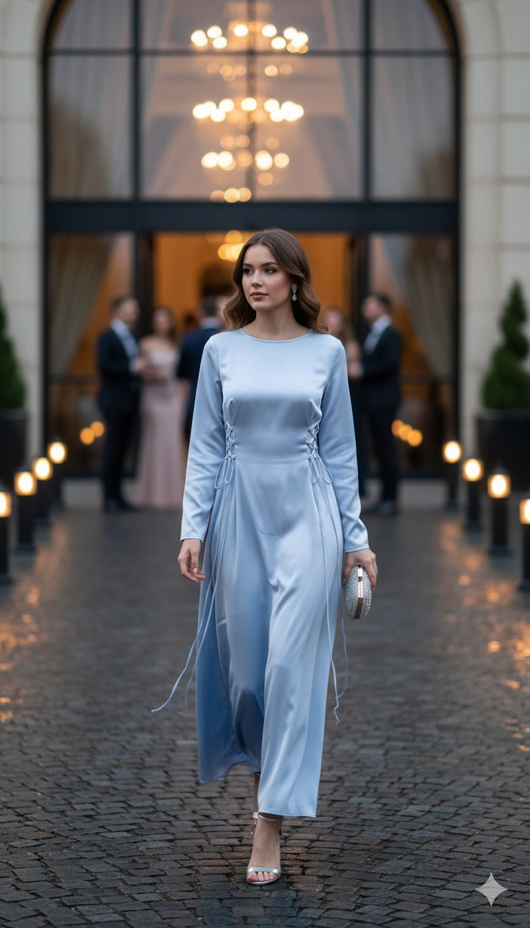 Vestido largo de dama Shein talla M