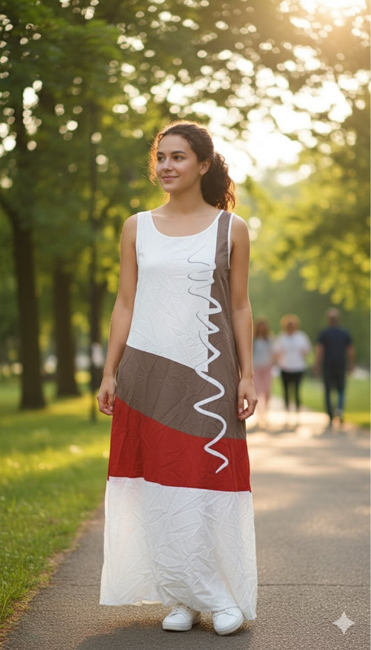 Vestido largo de dama Shein talla XL