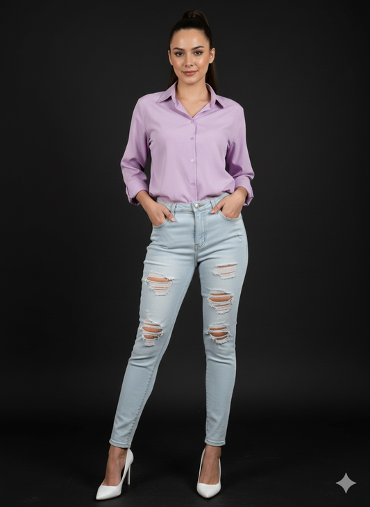 Jeans skinny para dama SheIn talla L