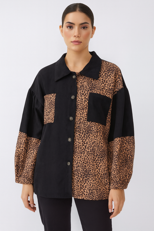Suéter tipo chaqueta para dama SheIn talla XL