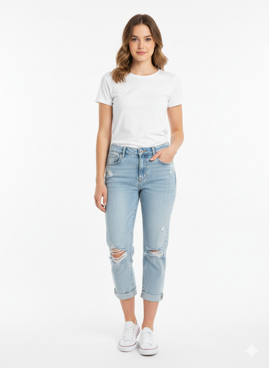 Jeans Capri para dama SheIn talla S