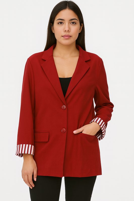 Camisa tipo Bleizer para dama talla XL
