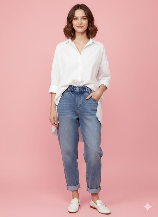 Jeans para dama shein talla L