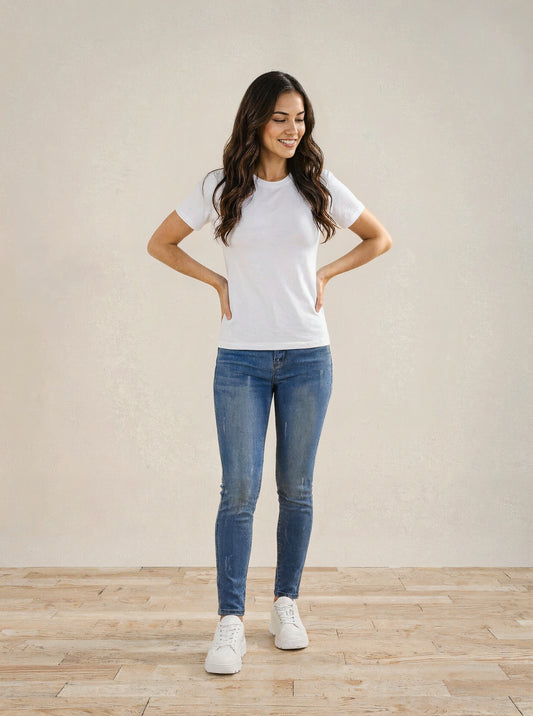 Online Al Mayor 14 Jeans/Denim Dama L